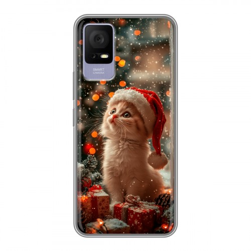 Дизайнерский пластиковый чехол для TCL 405 Новый год