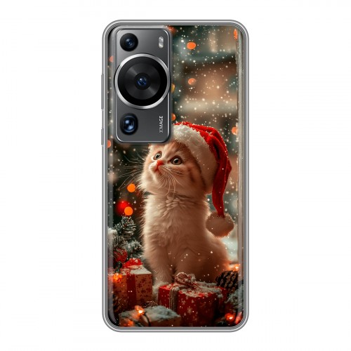 Дизайнерский пластиковый чехол для Huawei P60 Новый год