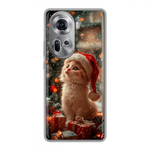 Дизайнерский пластиковый чехол для OPPO Reno 11 Новый год