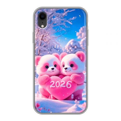 Дизайнерский пластиковый чехол для Iphone Xr Новый год