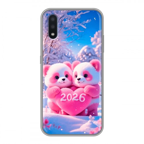 Дизайнерский силиконовый чехол для Samsung Galaxy M01 Новый год