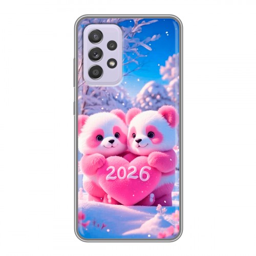 Дизайнерский силиконовый чехол для Samsung Galaxy A52 Новый год