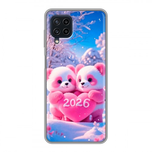 Дизайнерский силиконовый чехол для Samsung Galaxy A22 Новый год