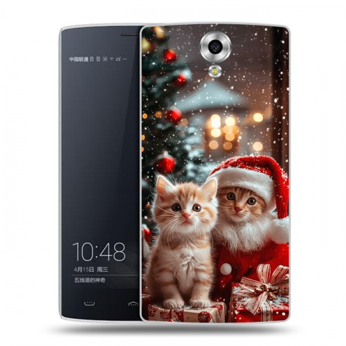 Дизайнерский силиконовый чехол для Homtom HT7 Новый год