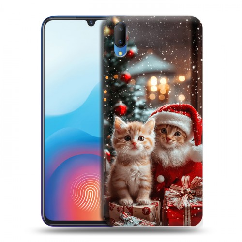 Дизайнерский пластиковый чехол для Vivo V11 Новый год