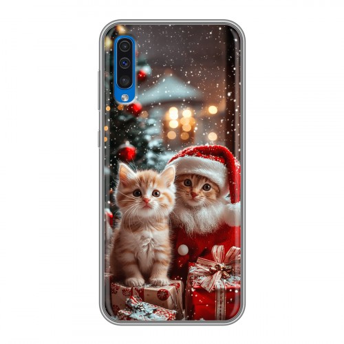 Дизайнерский силиконовый чехол для Samsung Galaxy A50 Новый год