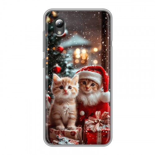 Дизайнерский силиконовый чехол для ZTE Blade A3 (2019) Новый год