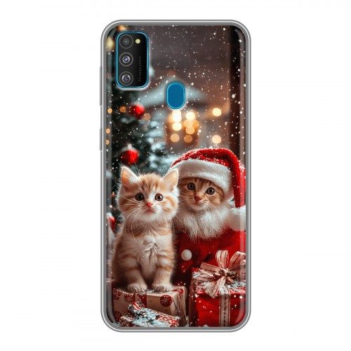 Дизайнерский силиконовый чехол для Samsung Galaxy M30s Новый год