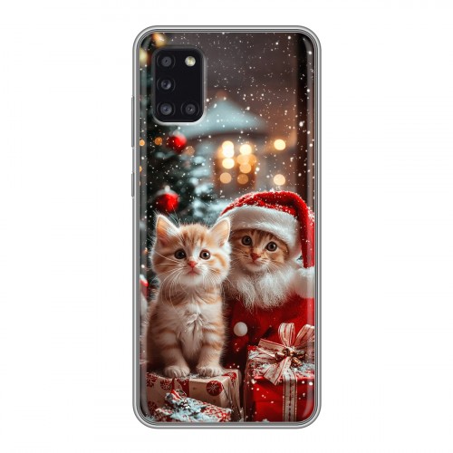 Дизайнерский силиконовый чехол для Samsung Galaxy A31 Новый год