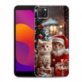 Дизайнерский силиконовый чехол для Huawei Honor 9S Новый год