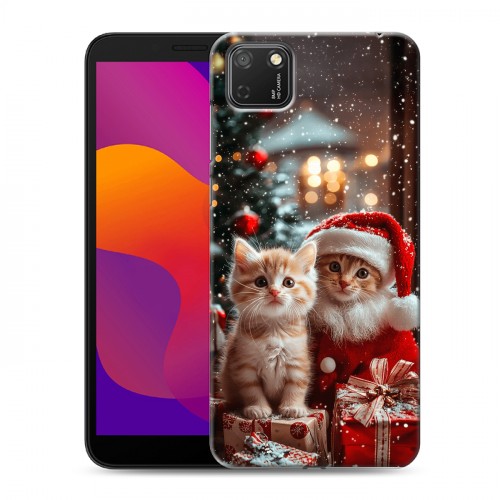 Дизайнерский силиконовый чехол для Huawei Honor 9S Новый год
