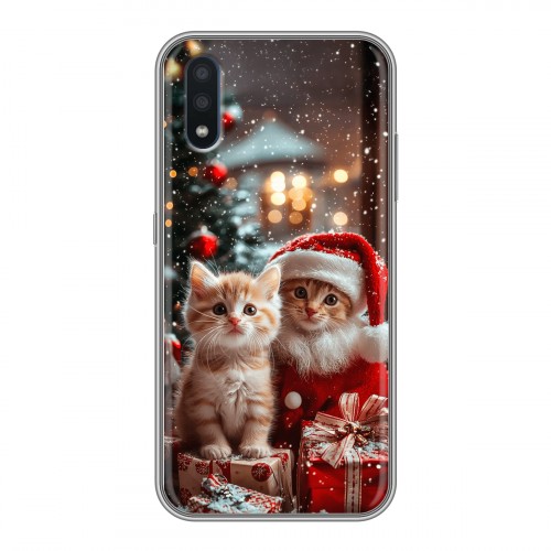 Дизайнерский силиконовый чехол для Samsung Galaxy M01 Новый год