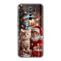 Дизайнерский силиконовый чехол для Xiaomi RedMi 9 Новый год