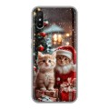 Дизайнерский силиконовый чехол для Xiaomi RedMi 9A Новый год