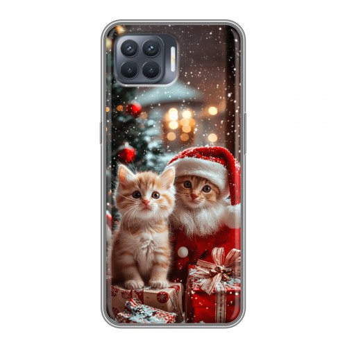Дизайнерский силиконовый чехол для OPPO Reno4 Lite Новый год