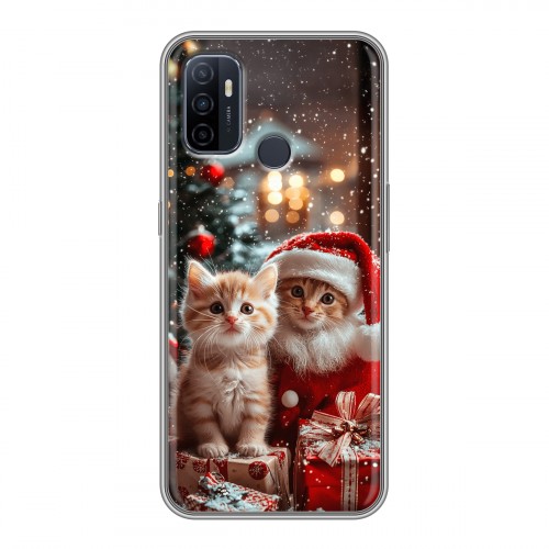 Дизайнерский силиконовый чехол для OPPO A53 Новый год