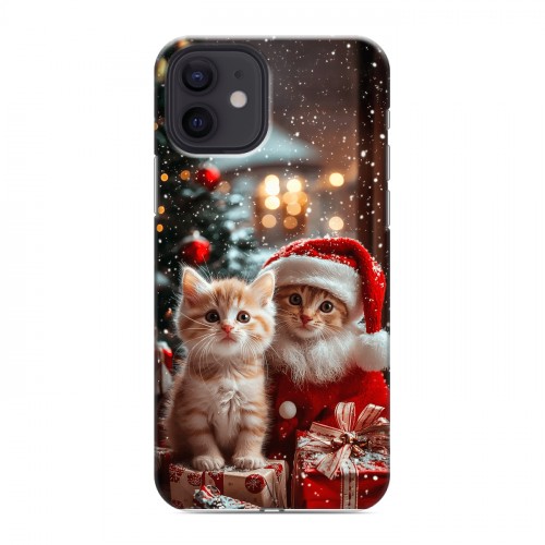 Дизайнерский силиконовый чехол для Iphone 12 Новый год