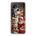 Дизайнерский силиконовый чехол для OPPO A15 Новый год