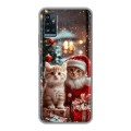 Дизайнерский силиконовый чехол для ZTE Blade A71 Новый год