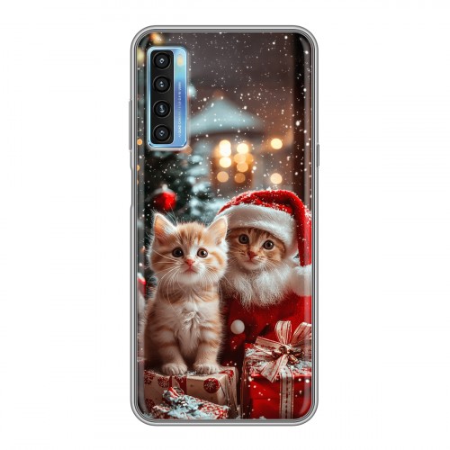 Дизайнерский силиконовый чехол для TCL 20L Новый год