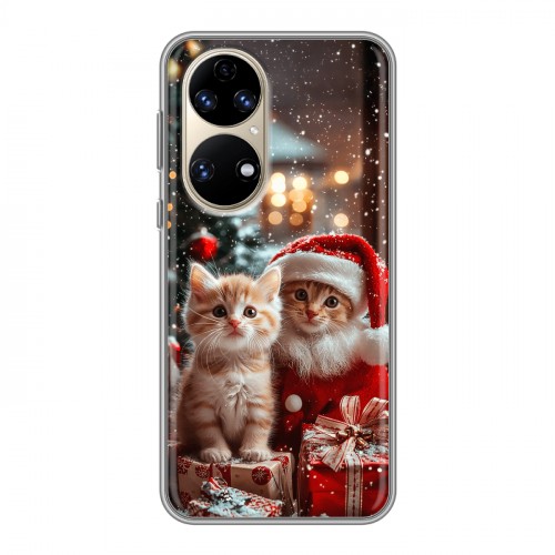 Дизайнерский силиконовый чехол для Huawei P50 Pro Новый год