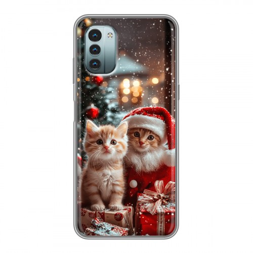 Дизайнерский силиконовый чехол для Nokia G11 Новый год