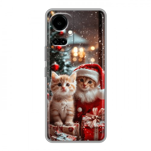 Дизайнерский силиконовый чехол для Tecno Camon 19 Новый год