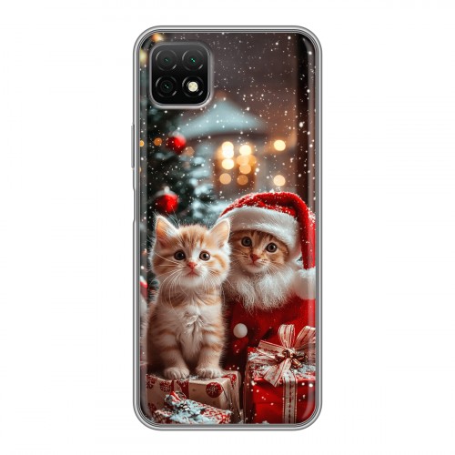 Дизайнерский силиконовый чехол для Wiko T3 Новый год