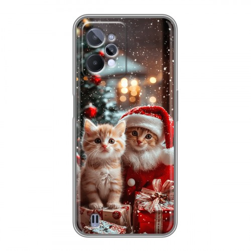 Дизайнерский силиконовый чехол для Realme C31 Новый год