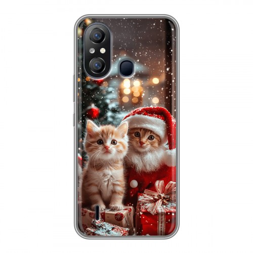 Дизайнерский силиконовый чехол для Itel A49 Новый год