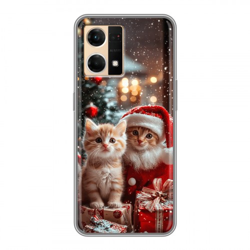 Дизайнерский силиконовый чехол для OPPO Reno7 Новый год