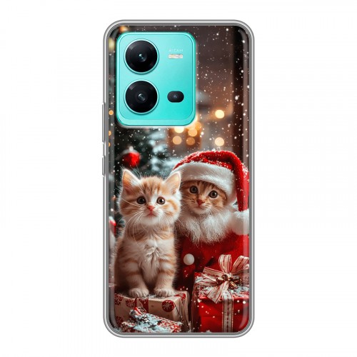 Дизайнерский силиконовый чехол для Vivo V25 Новый год