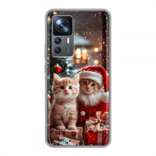 Дизайнерский силиконовый чехол для Xiaomi 12T Новый год