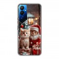 Дизайнерский силиконовый чехол для Tecno Pova 4 Новый год
