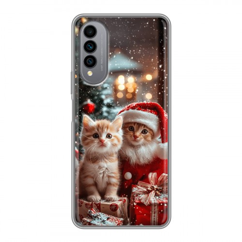 Дизайнерский силиконовый чехол для Wiko T50 Новый год