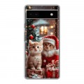 Дизайнерский силиконовый чехол для Google Pixel 6a Новый год