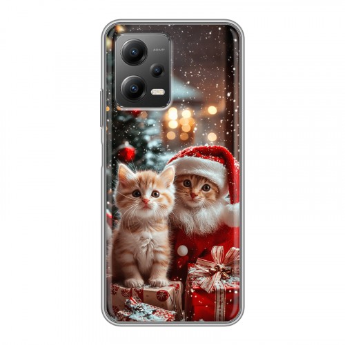 Дизайнерский силиконовый чехол для Xiaomi Poco X5 Новый год
