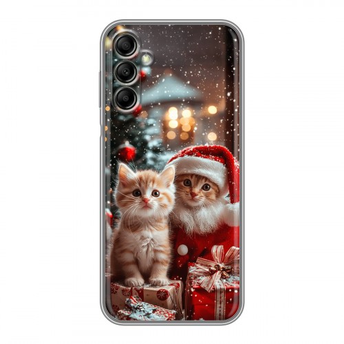 Дизайнерский силиконовый чехол для Samsung Galaxy A14 Новый год