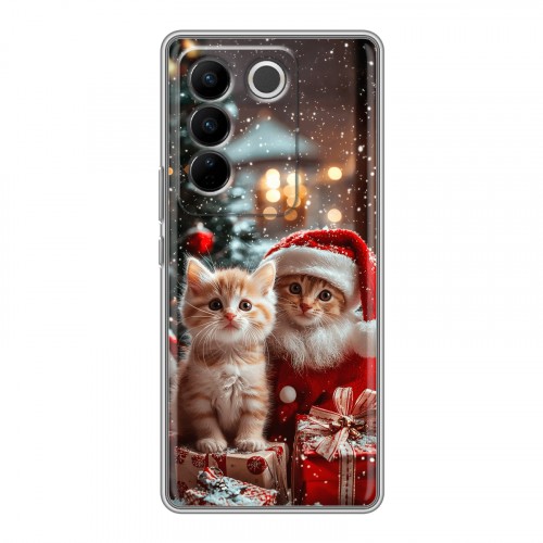 Дизайнерский силиконовый чехол для Vivo V27 Новый год