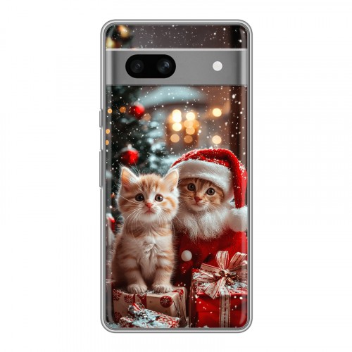 Дизайнерский силиконовый чехол для Google Pixel 7A Новый год