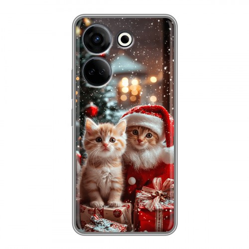 Дизайнерский силиконовый чехол для Tecno Camon 20 Новый год