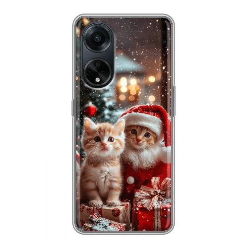 Дизайнерский силиконовый чехол для OPPO A98 Новый год