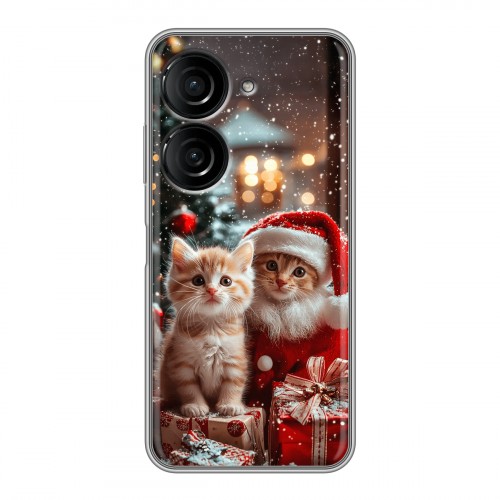 Дизайнерский силиконовый чехол для ASUS ZenFone 9 Новый год