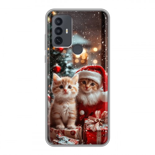 Дизайнерский силиконовый чехол для TCL 30E Новый год