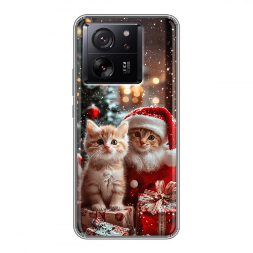 Дизайнерский силиконовый чехол для Xiaomi 13T Новый год