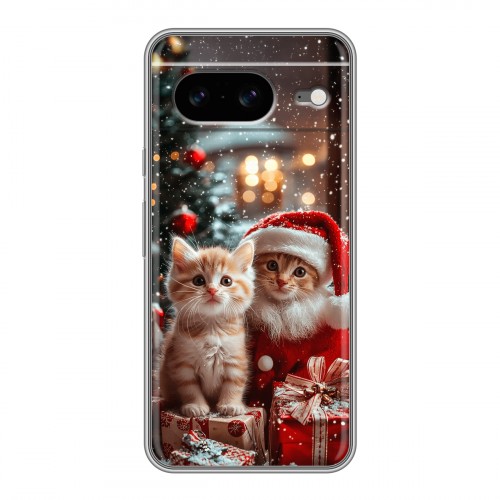 Дизайнерский силиконовый чехол для Google Pixel 8 Новый год