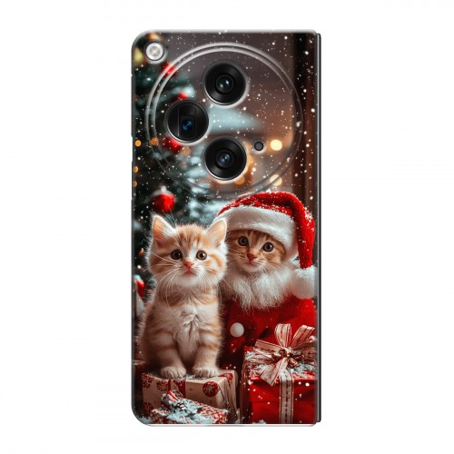 Дизайнерский пластиковый чехол для OPPO Find N3 Новый год