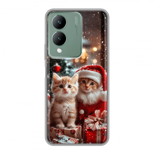 Дизайнерский силиконовый чехол для Vivo Y17s Новый год