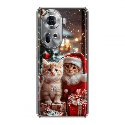 Дизайнерский силиконовый чехол для OPPO Reno 11 Новый год