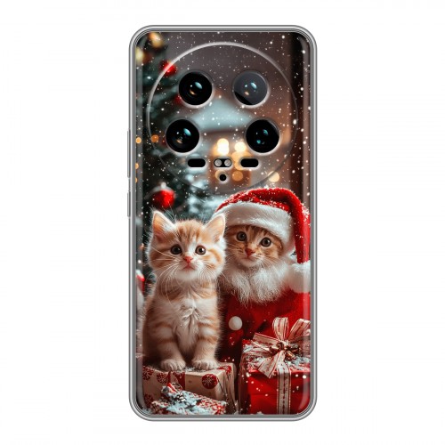 Дизайнерский силиконовый чехол для Xiaomi 14 Ultra Новый год